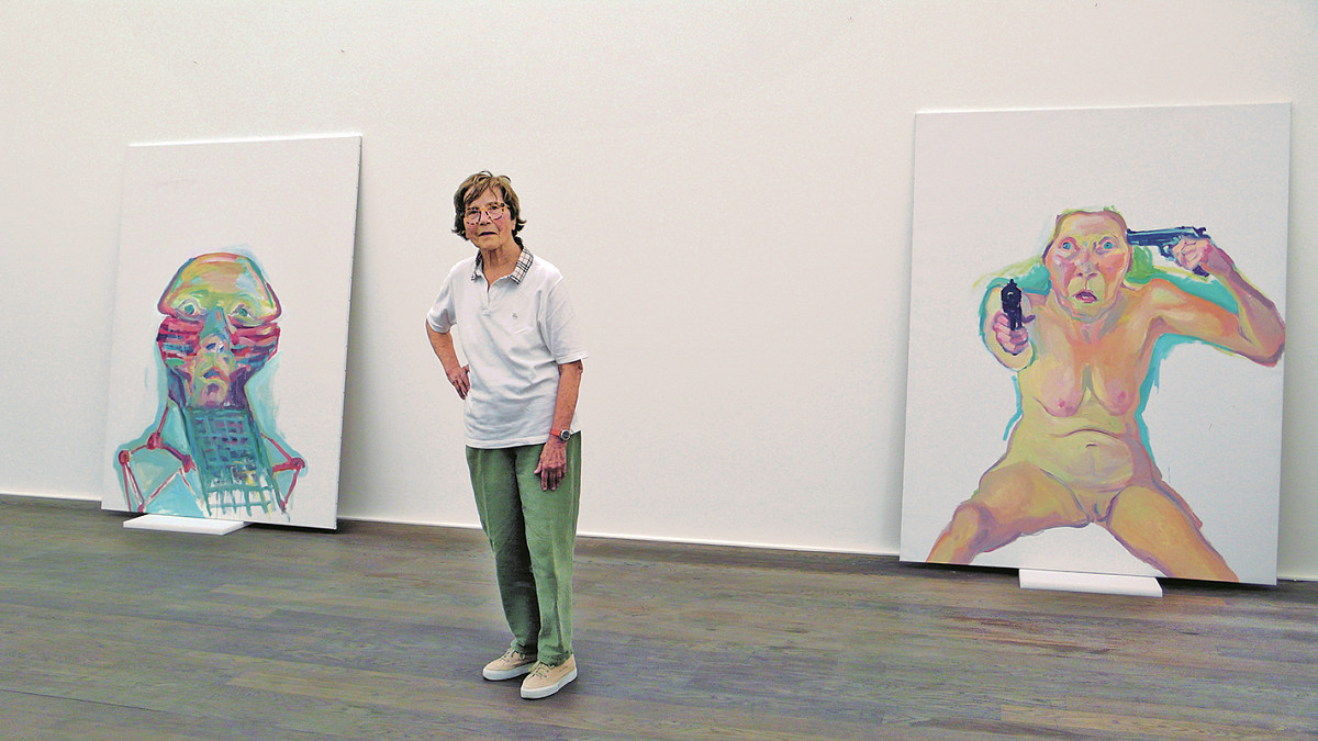 : Ausstellungsaufbau bei Hauser & Wirth, Zürich, 2007