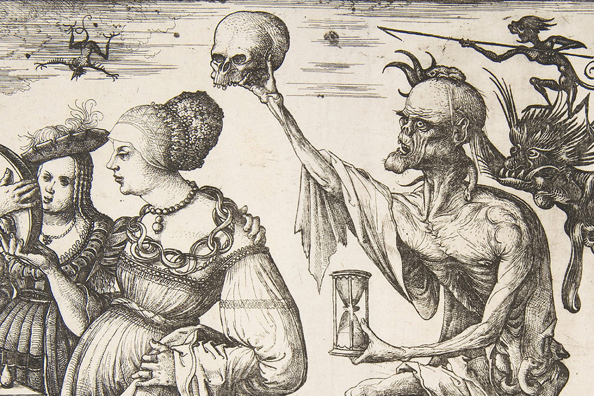 Daniel Hopfer | Woman and Attendant Surprised by Death, ca 1510–1515 | The Metropolitan Museum of Art, New York