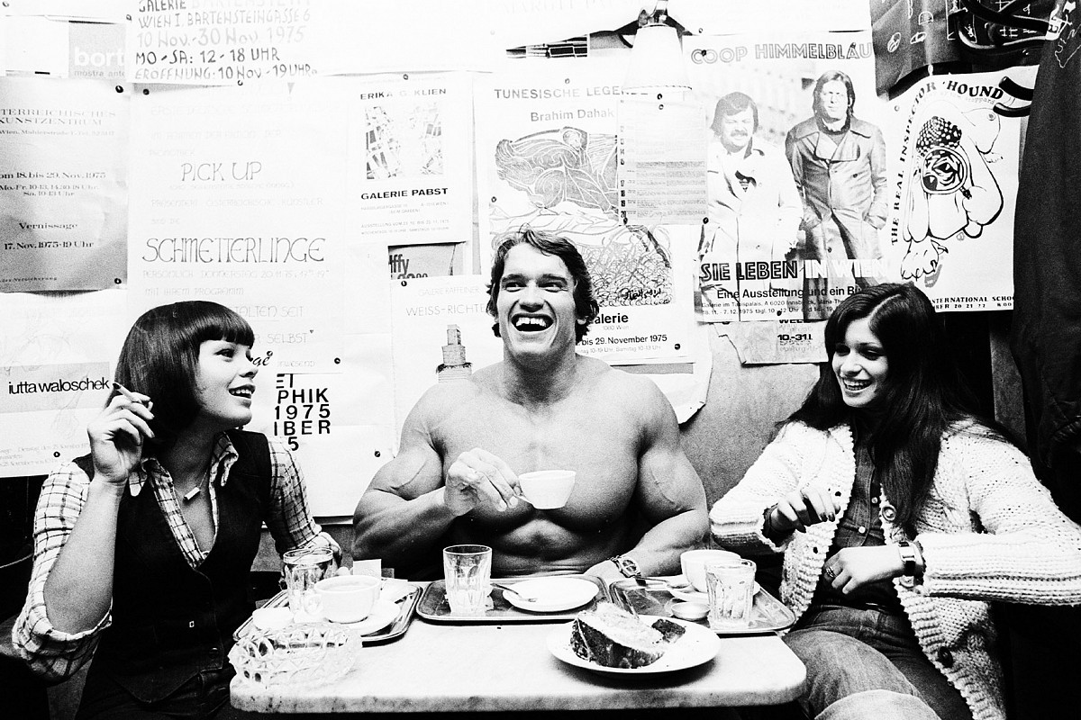 Michael Horowitz | Arnold Schwarzenegger, 1975 | © Michael Horowitz