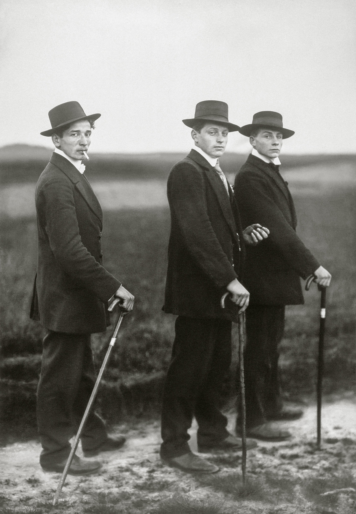 August Sander: Jungbauern, 1914