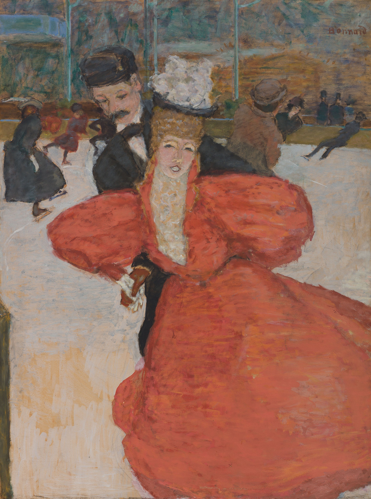 Pierre Bonnard: Palais de Glace, Ice-Skating, 1896–1898