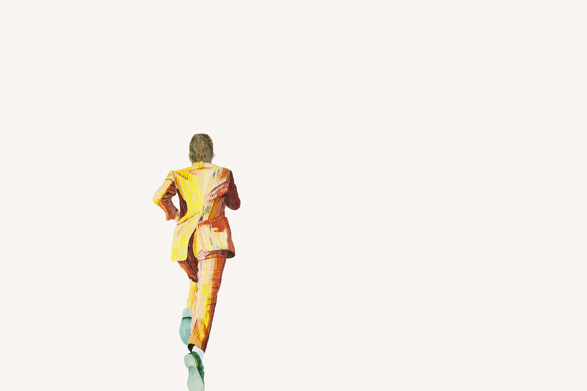 Robert Klemmer | Running Klemmer, 1970 | The ALBERTINA Museum, Vienna © Estate Robert Klemmer