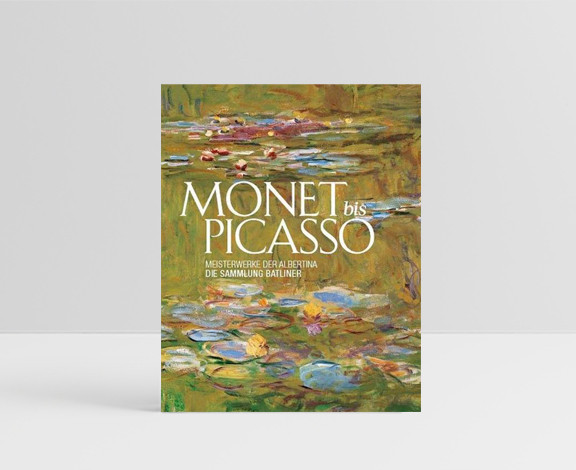Das Cover des Katalogs zur Dauerausstellung "Monet bis Picasso". Bei Klick gelangt man in den Shop.