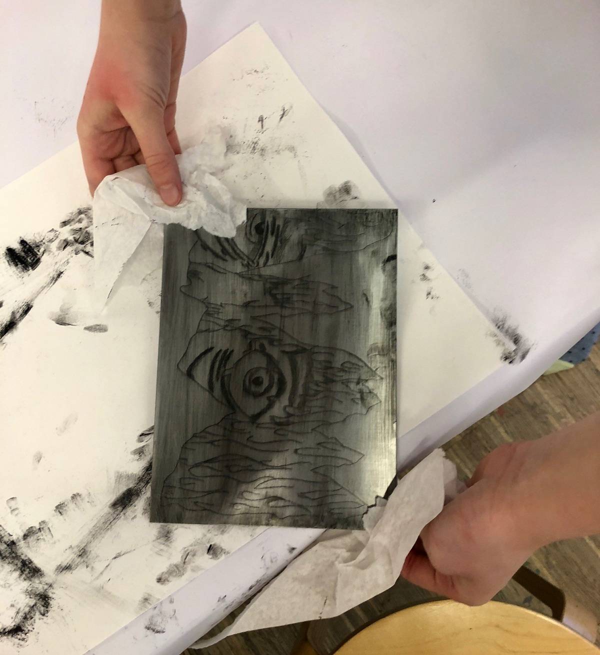 Eine Arbeit im Entstehen