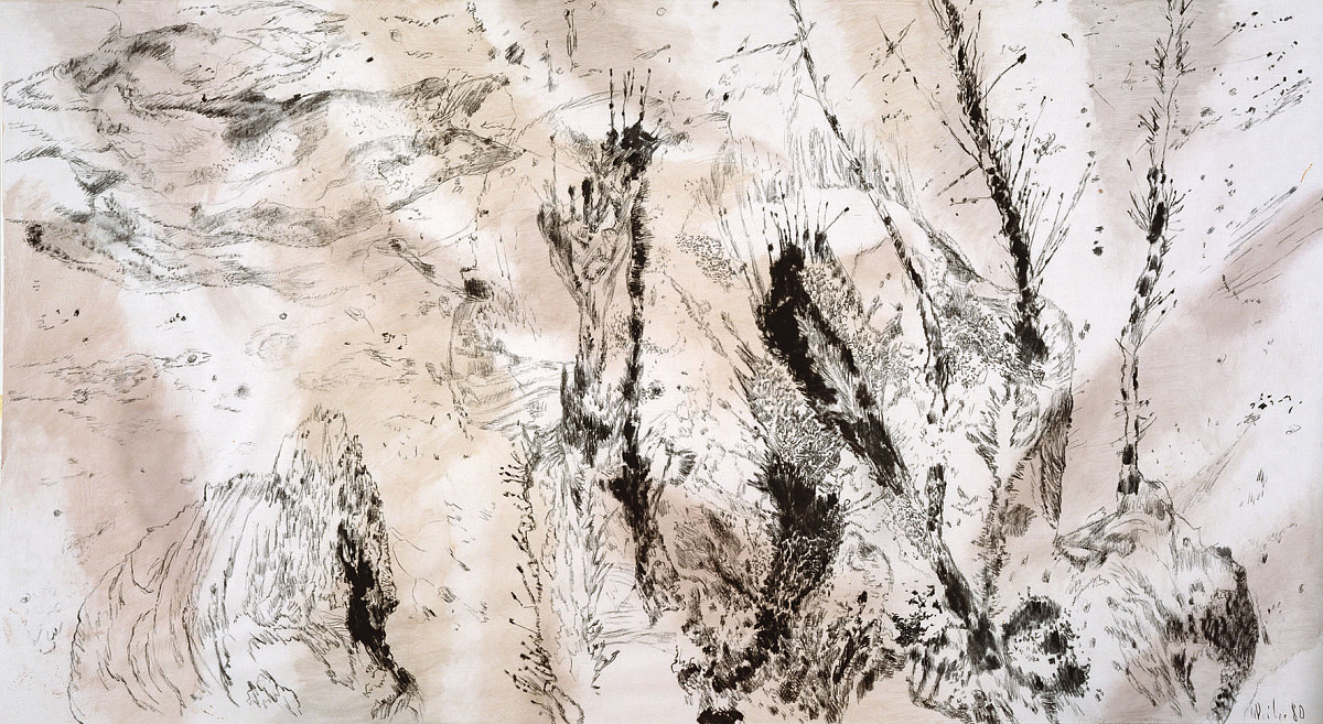 Max Weiler: Mannigfaltiges Naturgebild, 1980