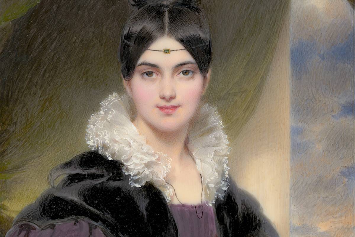 Moritz Michael Daffinger | Portrait Marie Daffinger, 1828 | Private collection, Vienna
