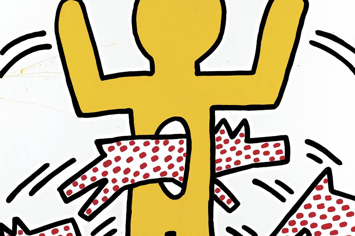 Keith Haring | Ohne Titel, 1982 | Courtesy Larry Warsh © The Keith Haring Foundation