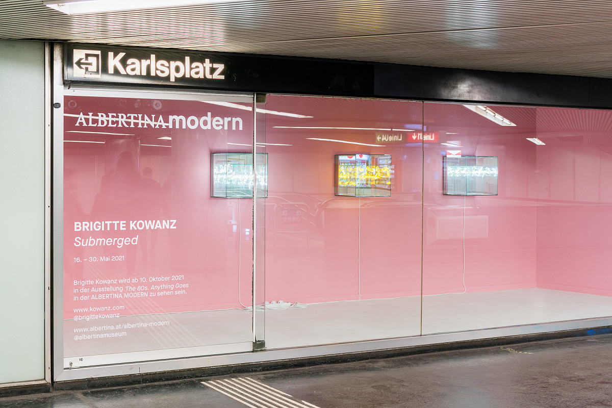 Brigitte Kowanz: Submerged Into a Continual Flux of Information, 2019