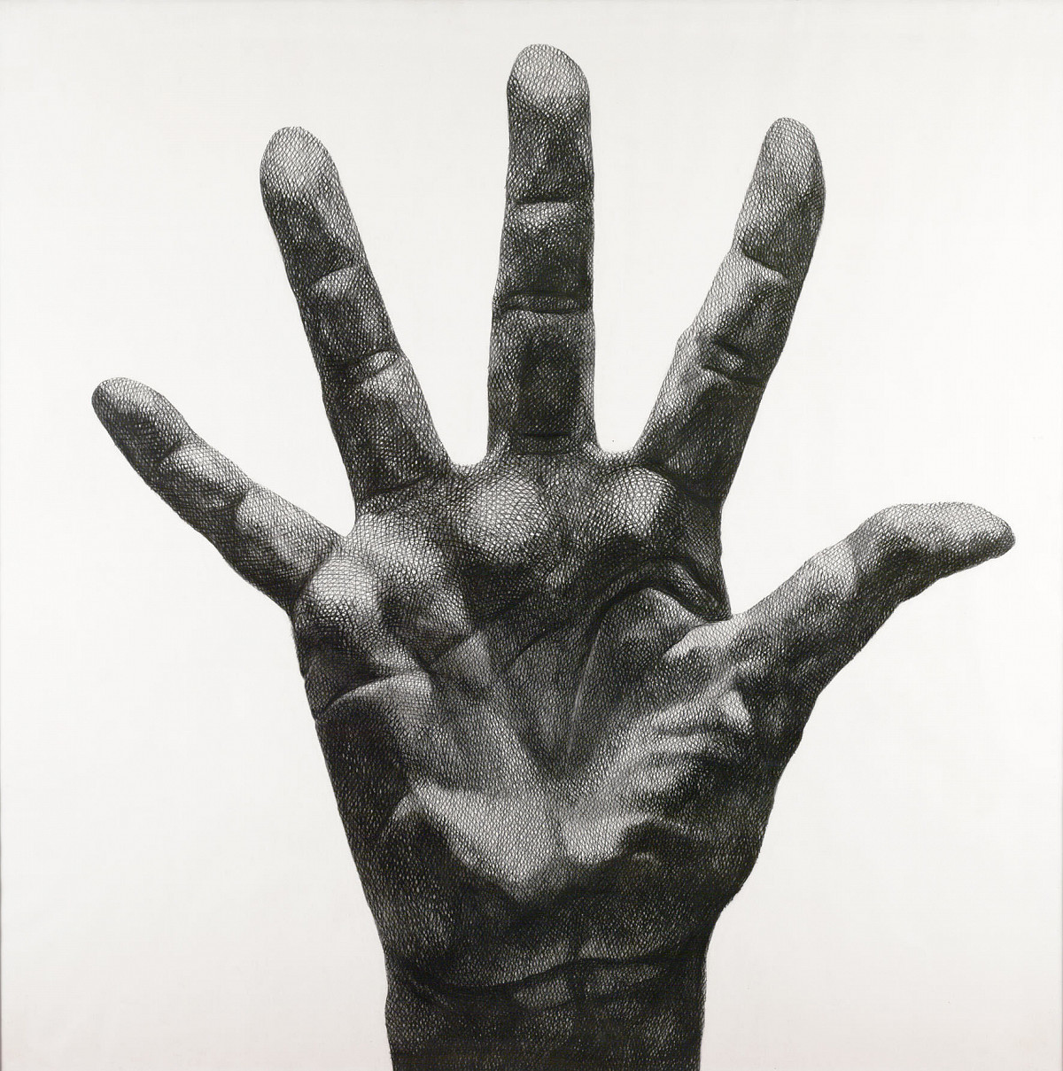 Florentina Pakosta: Large Hand with Fingers Spread (from the cycle My Hands, Part 3), ca. 1980