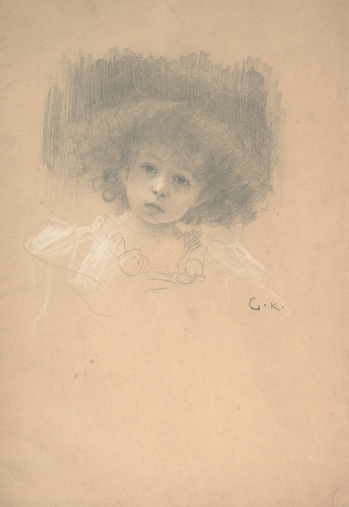 Gustav Klimt: Portrait of a Child (Study for “Allegory of Love”), 1895