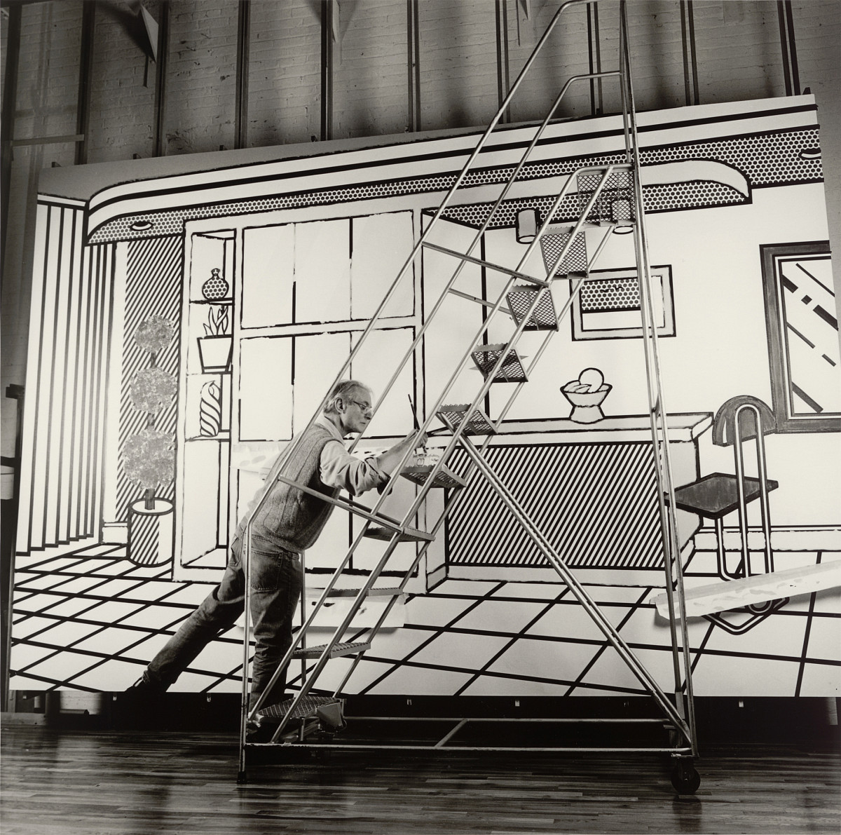 Nancy Lee Katz: Roy Lichtenstein, 1986, printed 2018-2021