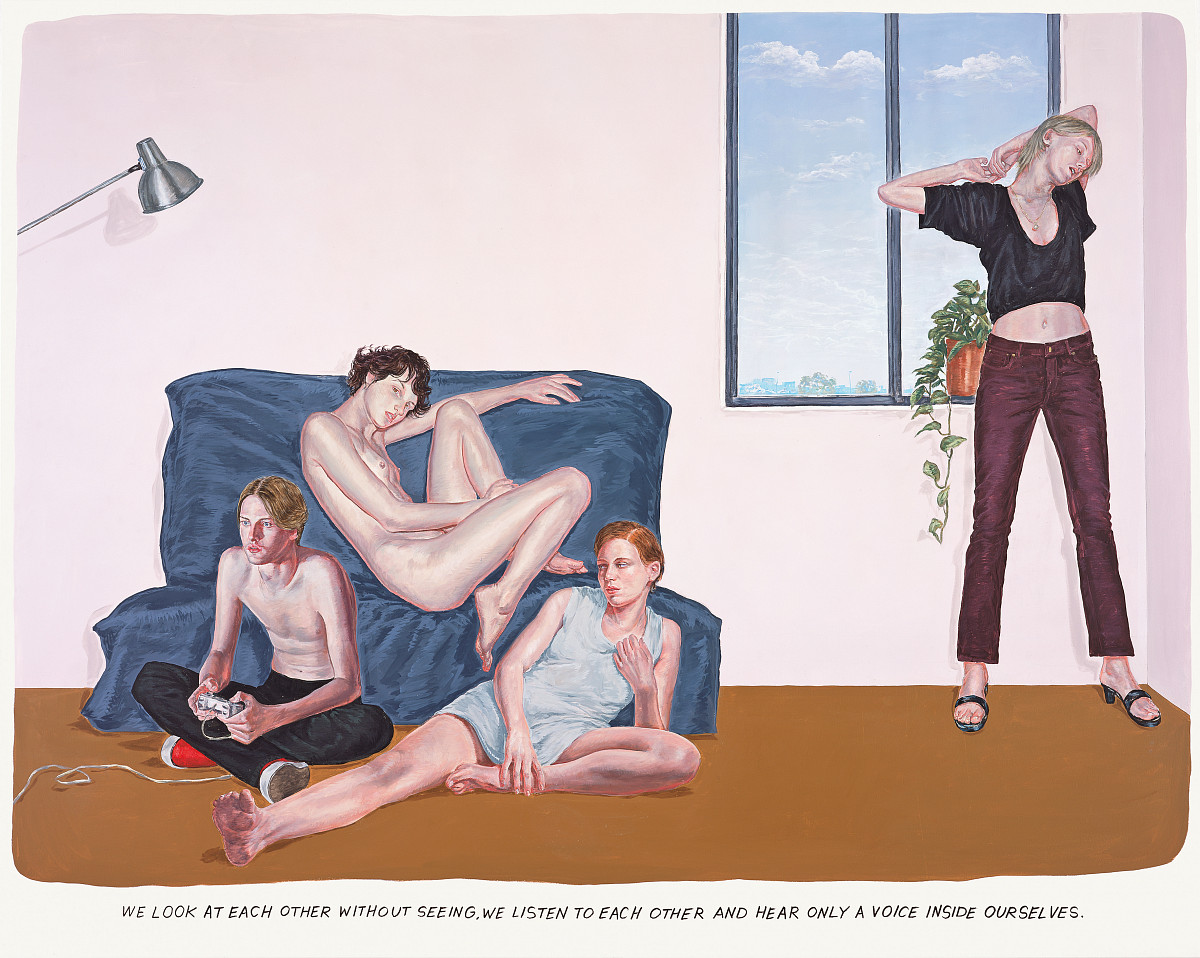 Muntean / Rosenblum: Untitled ("We look at each other..."), 2002