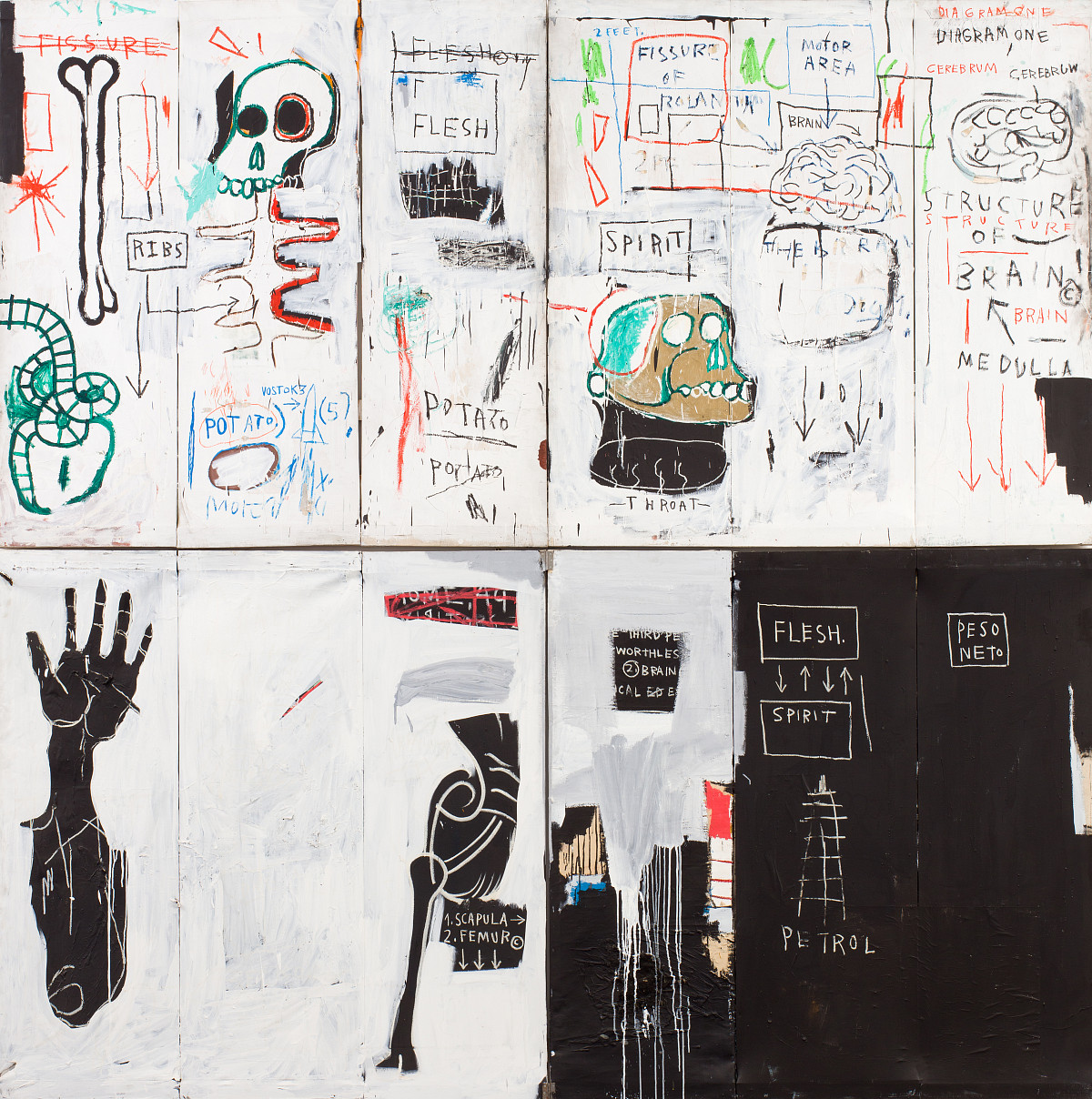 Jean-Michel Basquiat: Flesh and Spirit, 1982/83