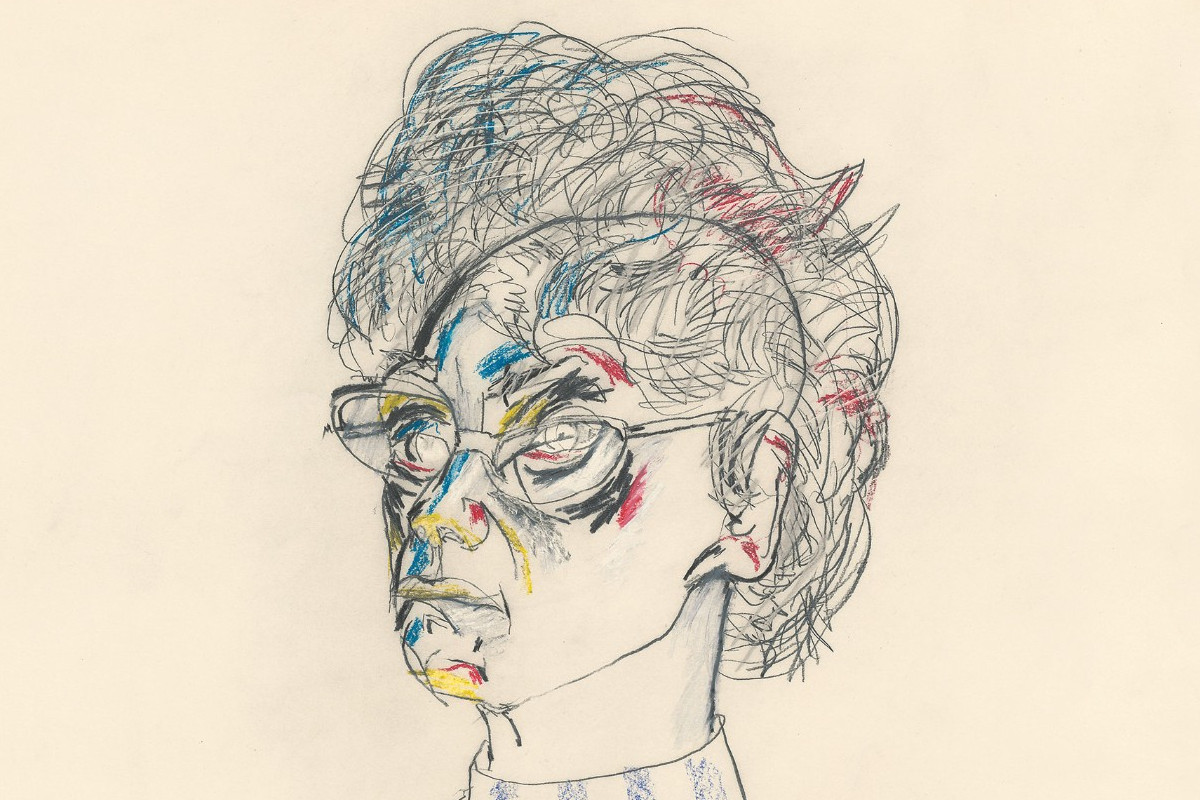 Karl Anton Fleck | DER - DIE ANDERE, 1979-1980 | Grafit, Wachskreide auf Zeichenpapier | ALBERTINA, Wien – Sammlung Dagmar und Manfred Chobot | © Bildrecht, Wien 2022
