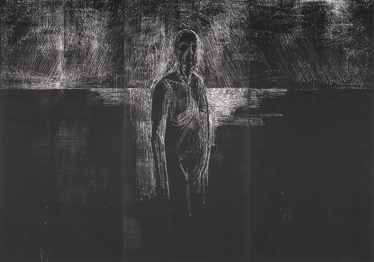 Ofer Lellouche: Self Portrait with a Sunset, 2011