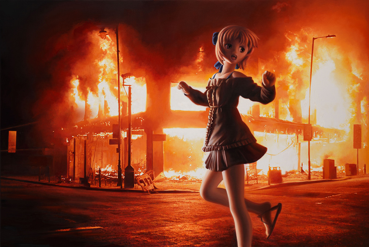 Gottfried Helnwein: The Disasters of War 76, 2020