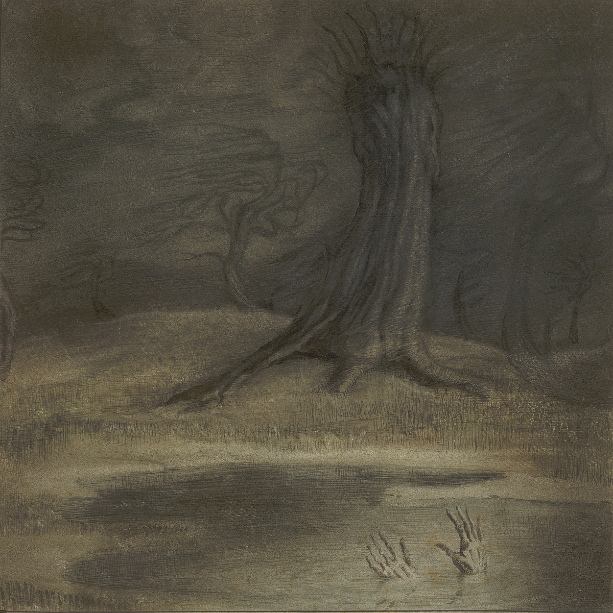 Alfred Kubin: Drowning, 1903