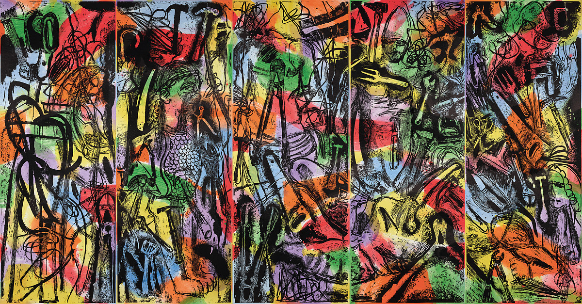 Jim Dine: Asleep with his Tools Jim Dreams, 2018