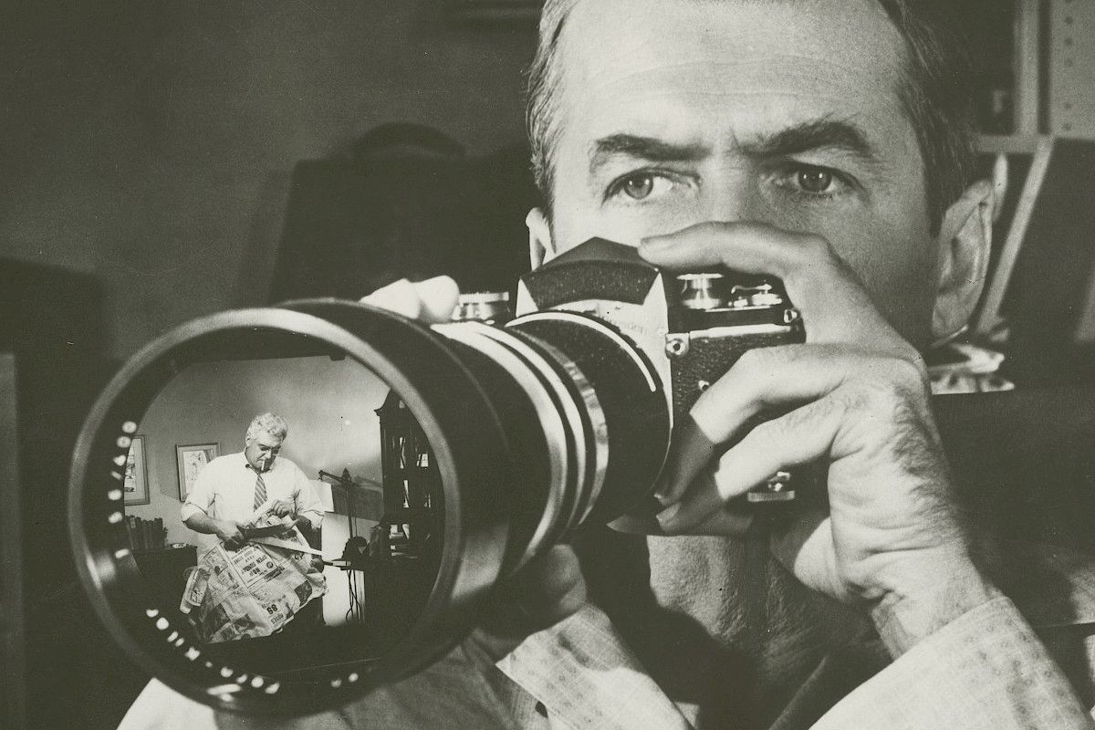 Anonymous | James Stewart in <em>Rear Window</em>, Director: Alfred Hitchcock, 1954 | © BFI National Archive