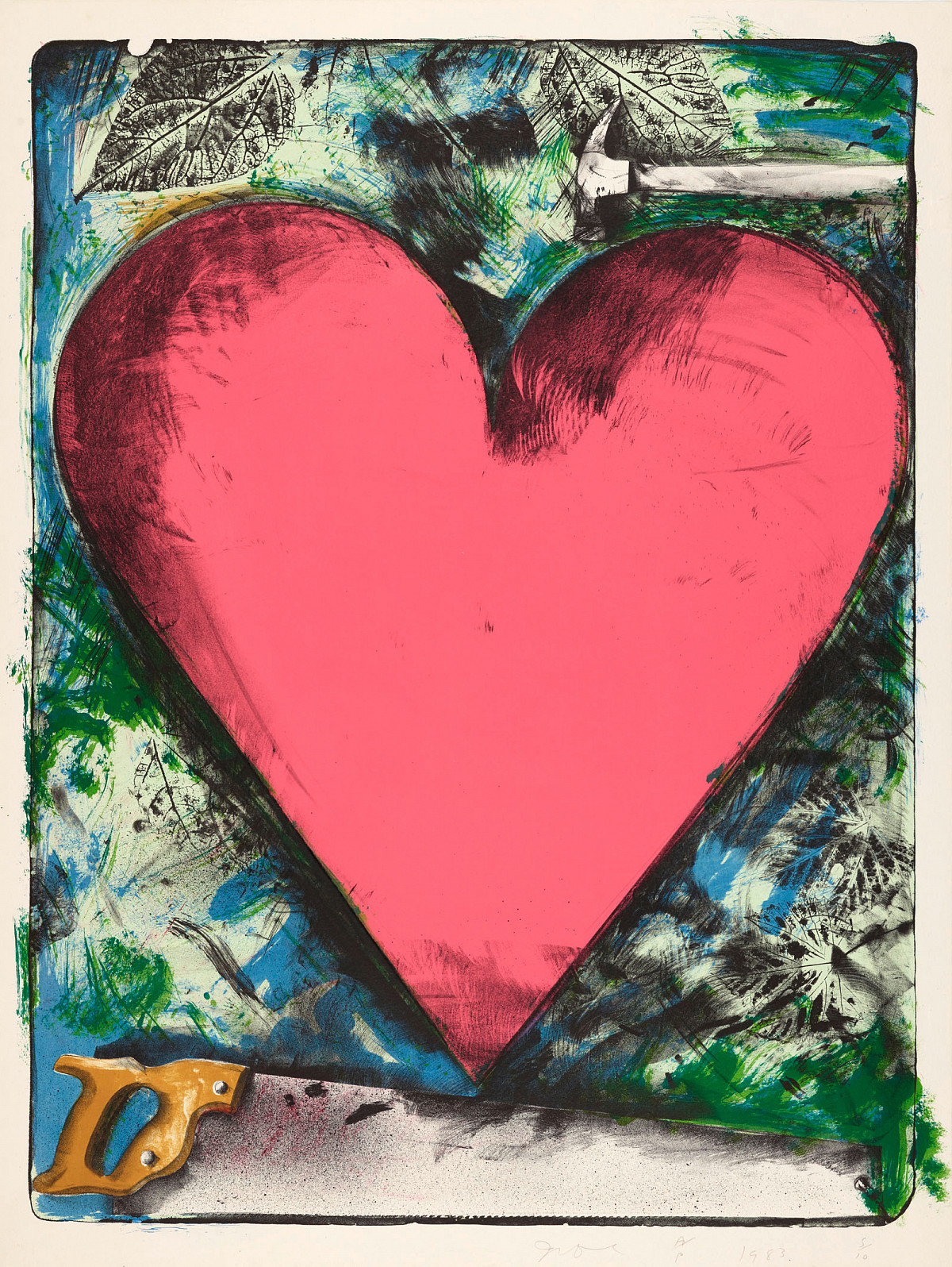Jim Dine: A Heart At The Opera, 1983