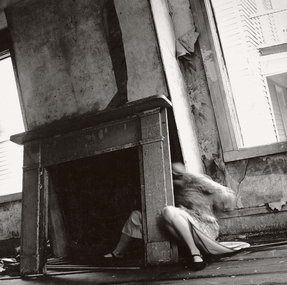 Francesca Woodman: #1 or House #1 or Abandoned House from the Abandoned House series, 1976