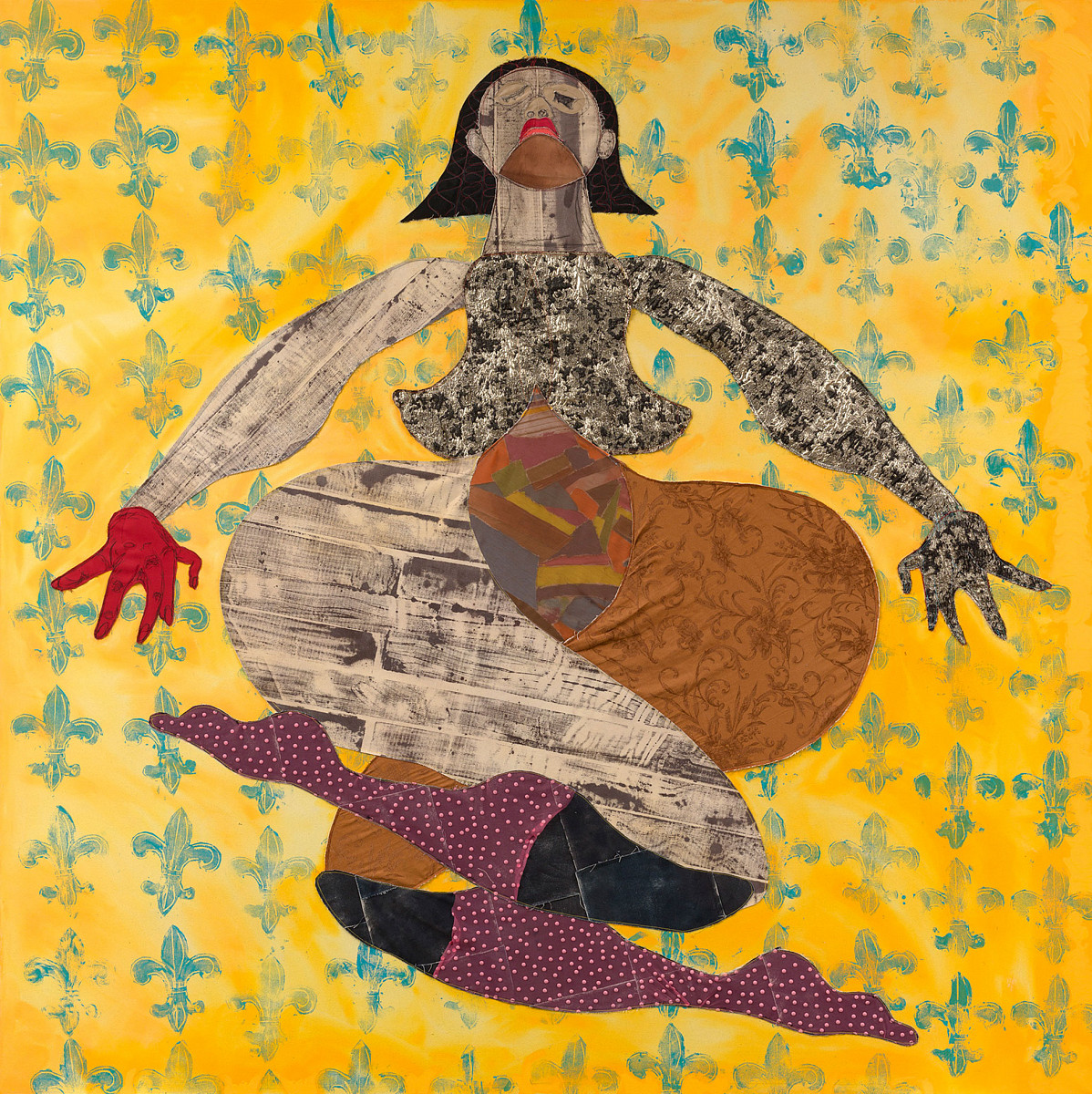Tschabalala Self: Sommeil Mielle, 2024