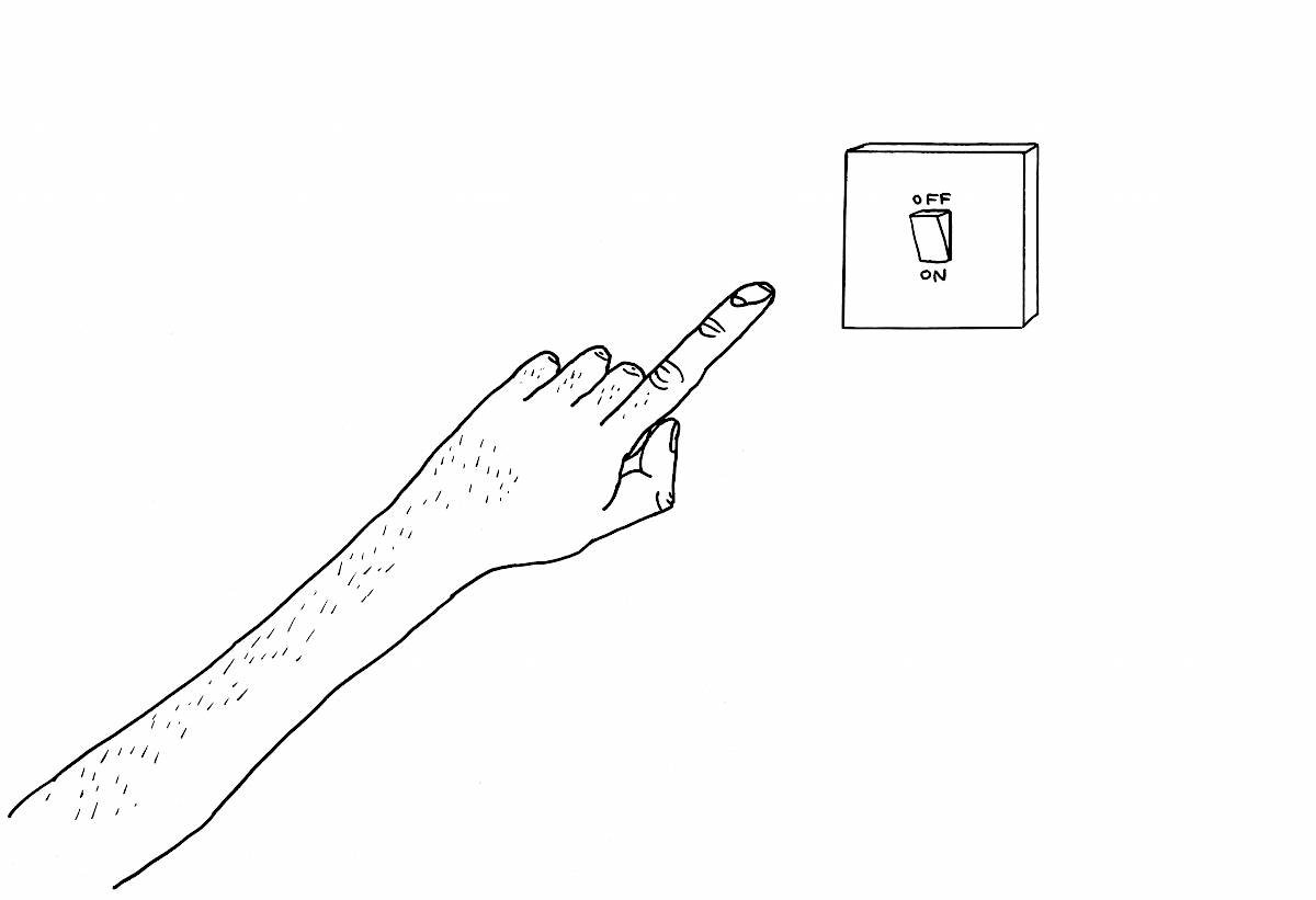 David Shrigley: Light Switch, 2007