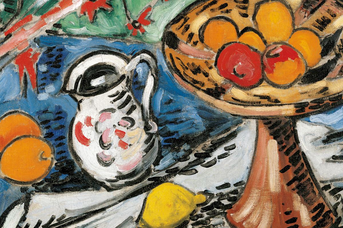 Maurice de Vlaminck | Still Life with Fruit Bowl, c. 1905 - 1906 | The Albertina Museum, Vienna. The Batliner Collection