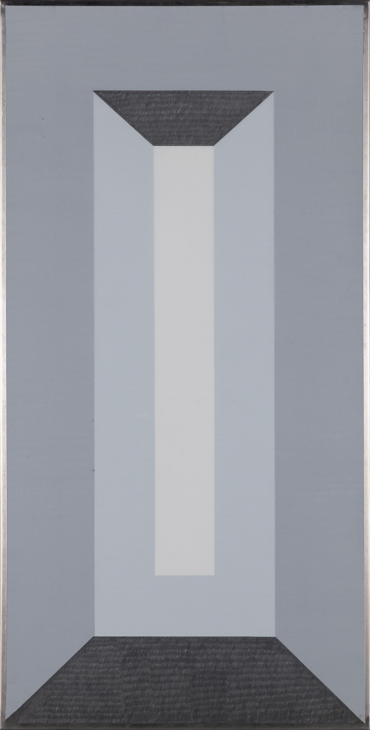 Abstract work: Gray rectangles in different shades