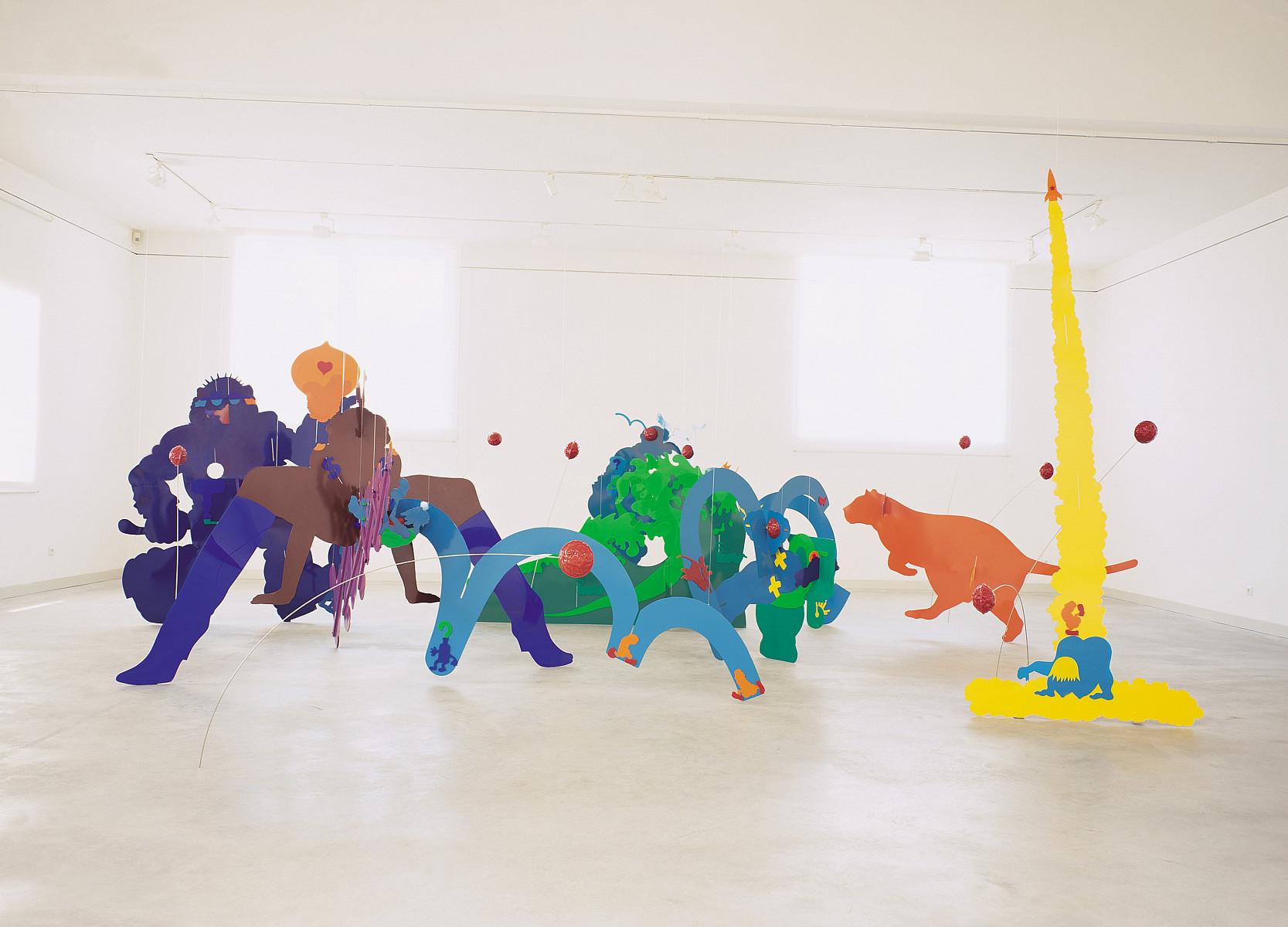 Öyvind Fahlström: Meatball Curtain (for R. Crumb), 1969