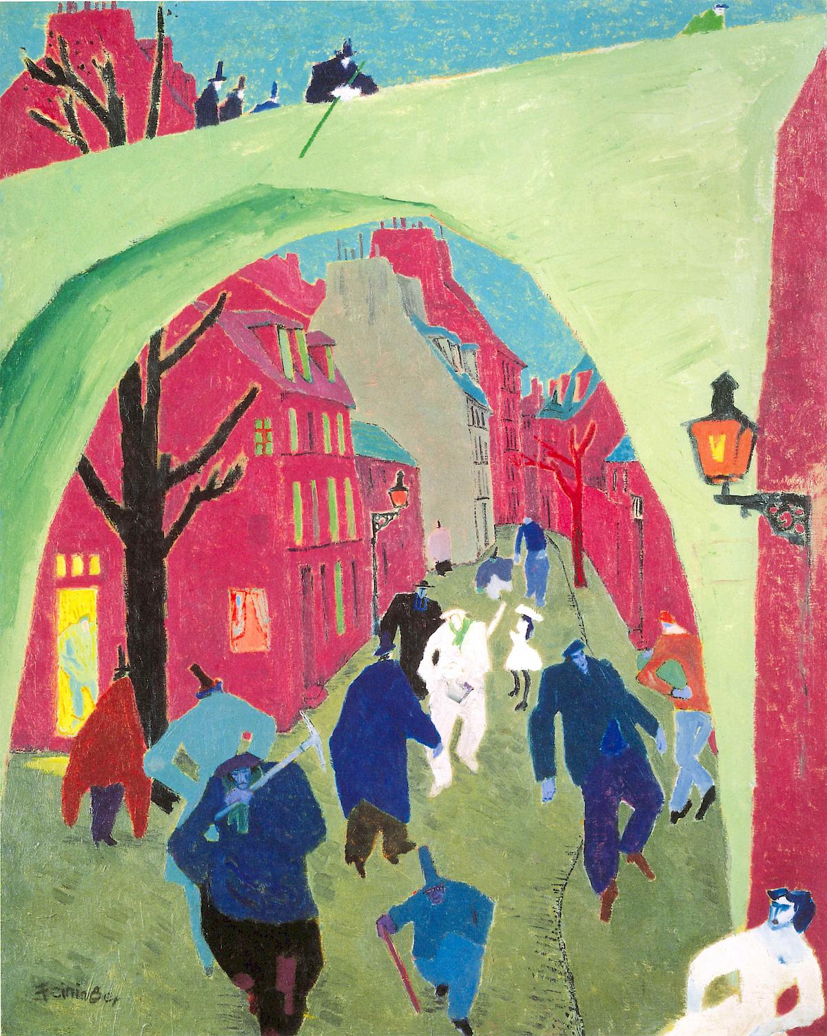 Lyonel Feininger: Green Bridge, 1909