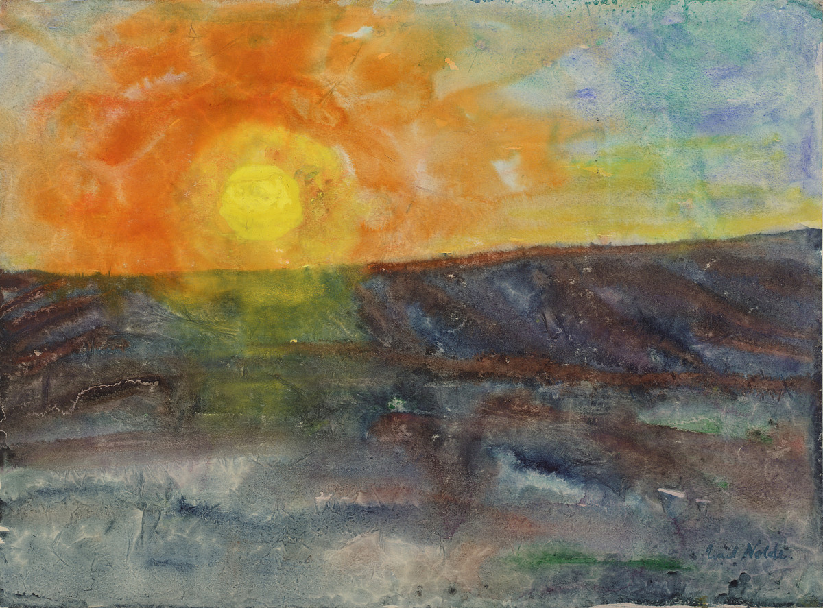 Emil Nolde: Die Wintersonne, 1908