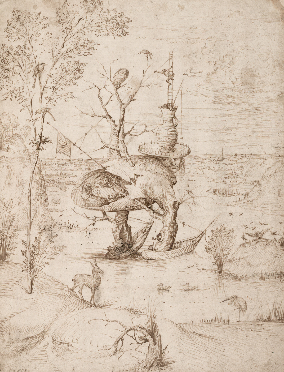 Hieronymus Bosch: Der Baummensch, um 1500