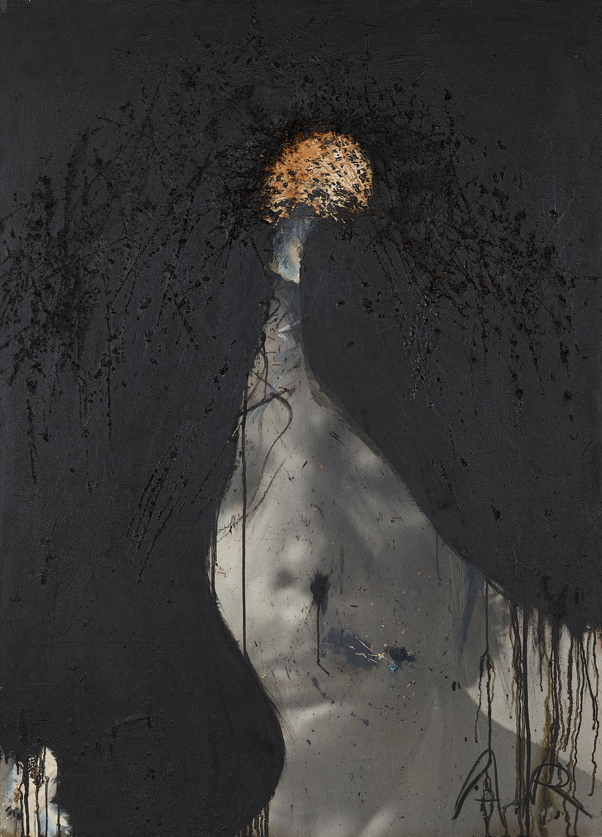 Arnulf Rainer: Licht im Haar, 1971