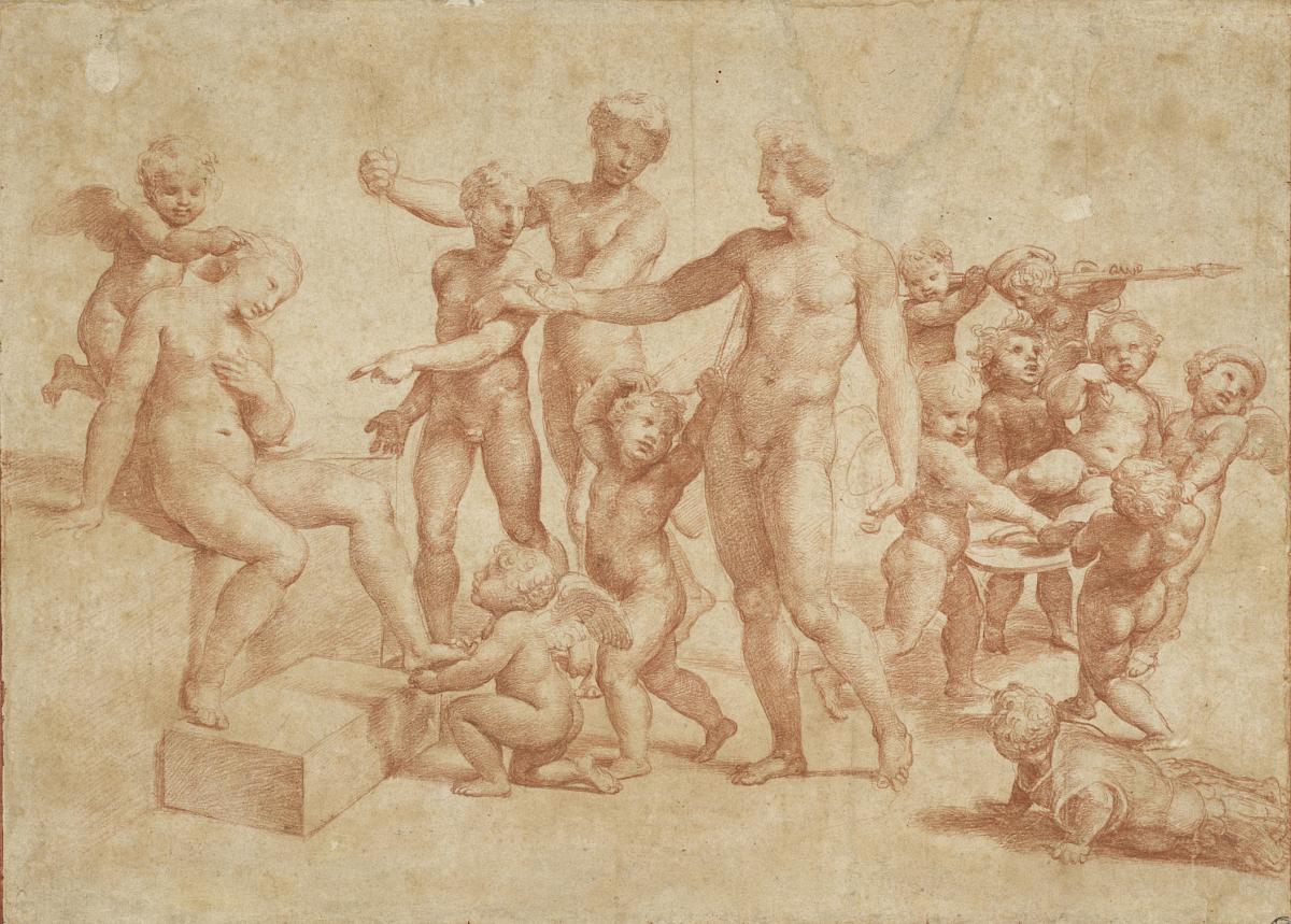 Raphael: The marriage of Alexander and Roxane, ca. 1517