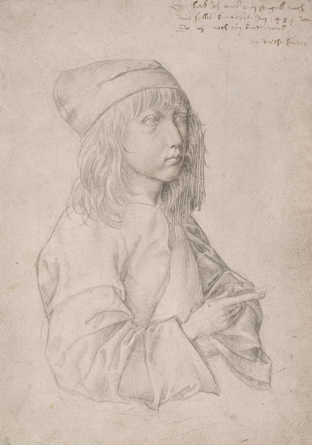 Albrecht Dürer: Selbstbildnis als Dreizehnjähriger, 1484