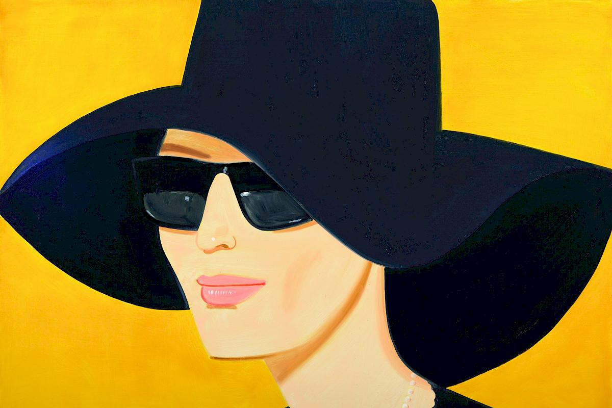 Alex Katz | Black Hat #2, 2010 | The Albertina Museum, Vienna, The Batliner Collection