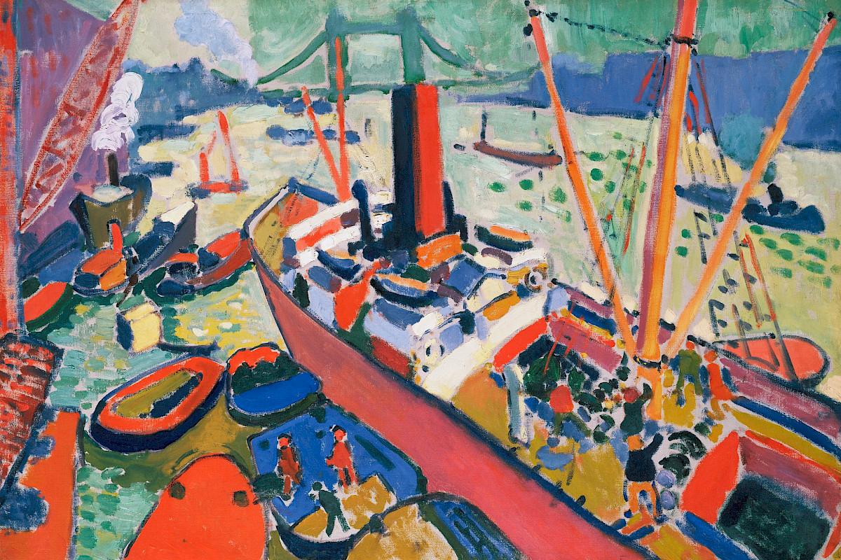 André Derain | The Pool of London, 1906/07
| Tate, London © VBK, Vienna 2013