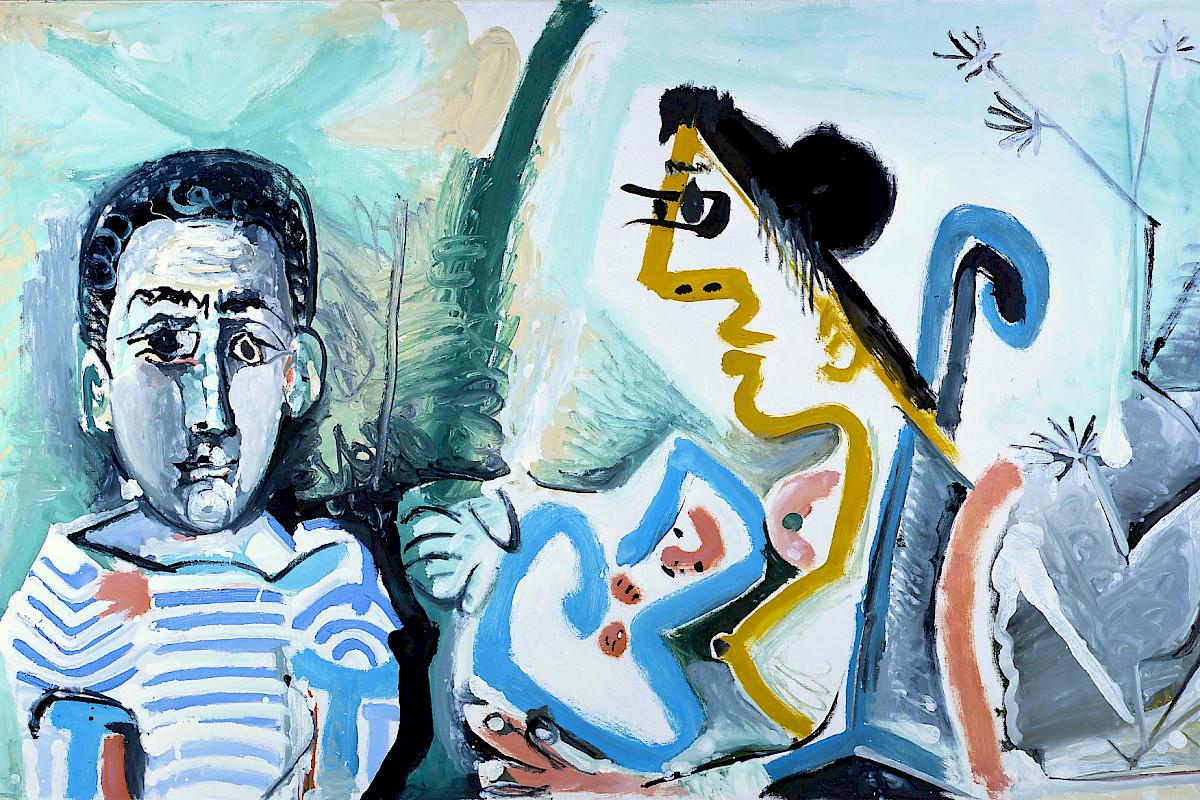 Pablo Picasso |
The gardeners family, 1965
| B Two Collection © Succession Picasso / VBK, Vienna 2010
