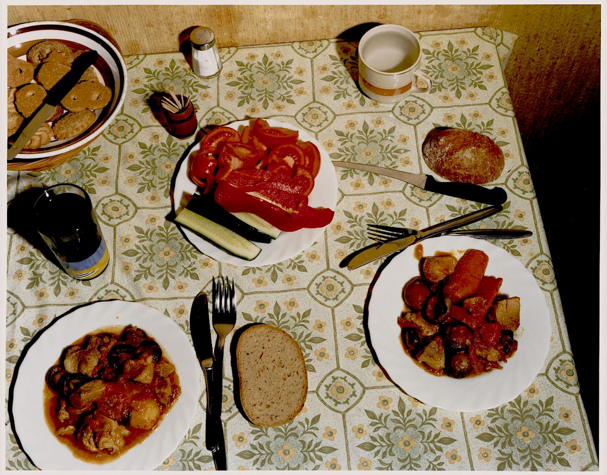 ROBERT F. HAMMERSTIEL | FRAU T. UND KIND (AUS DER SERIE MITTAGSPORTRÄTS – DER STAND DER DINGE ), 1989 | C-Print Fotopapier: 49,8 × 61 cm | Erwerbung aus Mitteln der Galerienförderung des BMUKK 2017 | Albertina, Wien