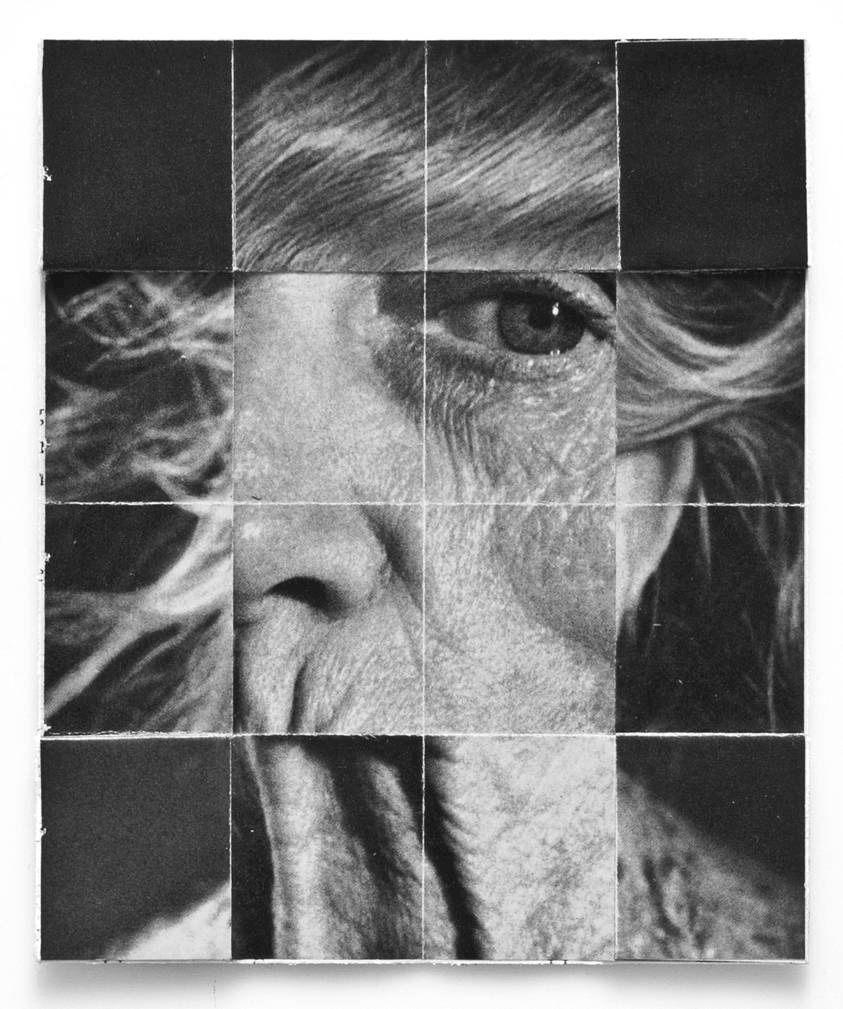 BERNHARD HOSA | Up to sample 15 2012 | Buchseite, gefaltet auf Karton 13 x 10,7 cm |  Erworben aus den Mitteln der Galerieförderung des BMUKK | Albertina, Wien