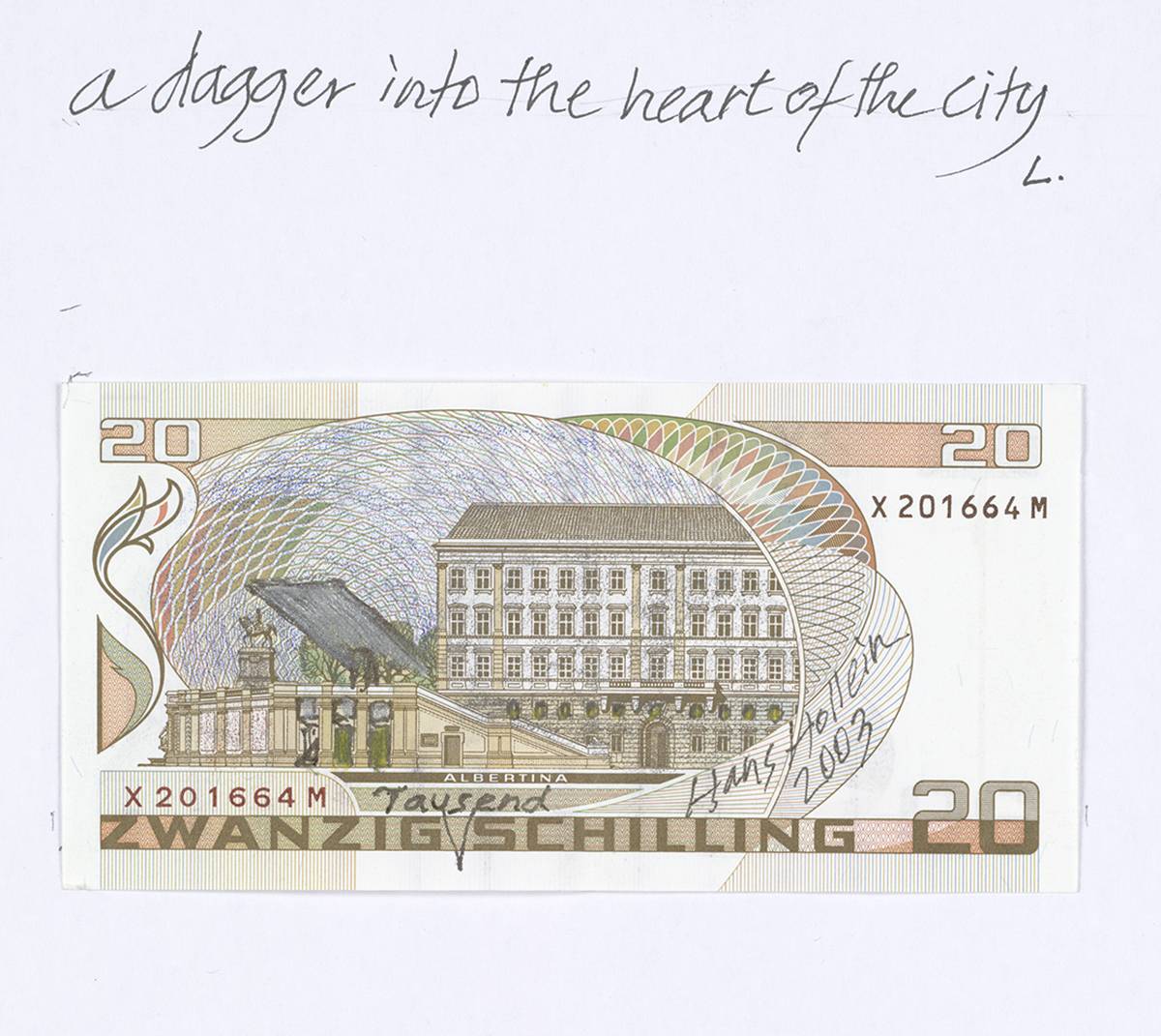 Hans Hollein: A Dagger into the Heart of the City, 2003