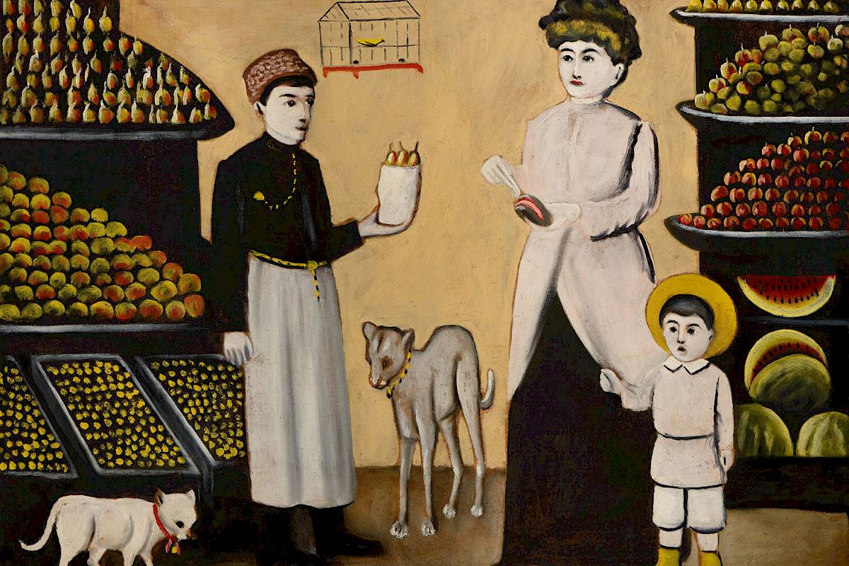 Niko Pirosmani | Tatarischer Obsthändler | Albertina, Wien © Infinitart Foundation