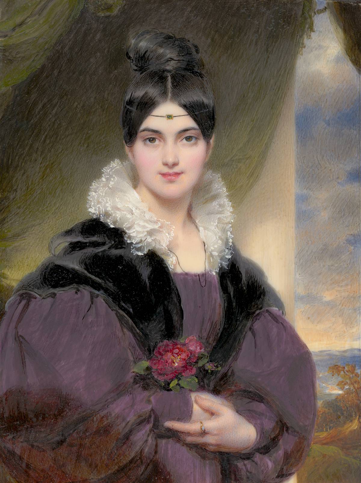 Moritz Michael Daffinger: Portrait Marie Daffinger, 1828