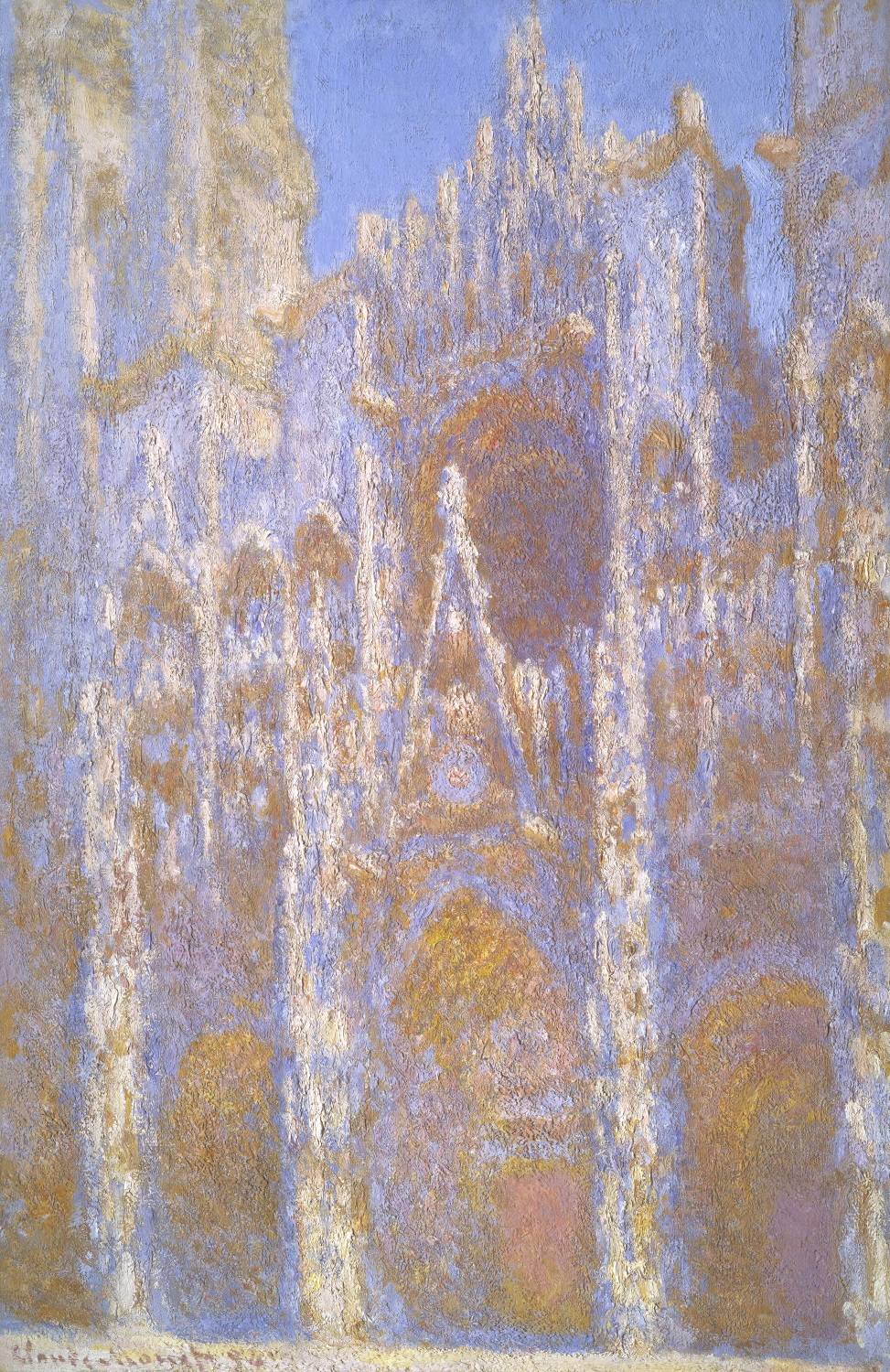Claude Monet: Rouen Cathedral, Sunlight Effect, 1894