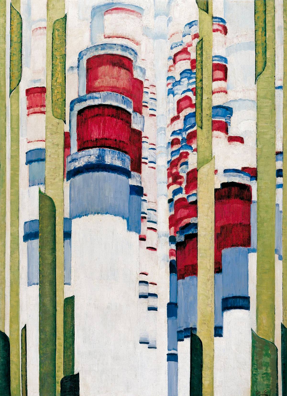 František Kupka | Aufragende Formen, 1922/23 | Albertina, Wien. Sammlung Batliner