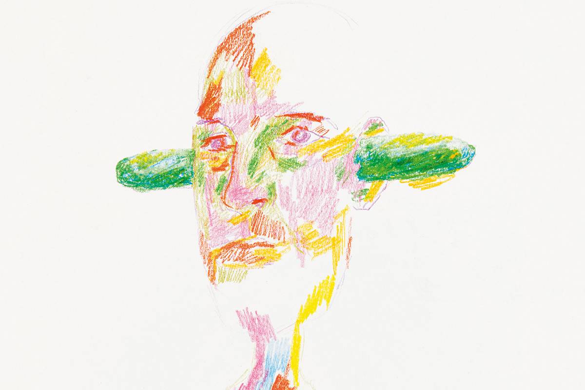 Erwin Wurm | Cucumber, 2017 | © Studio Erwin Wurm