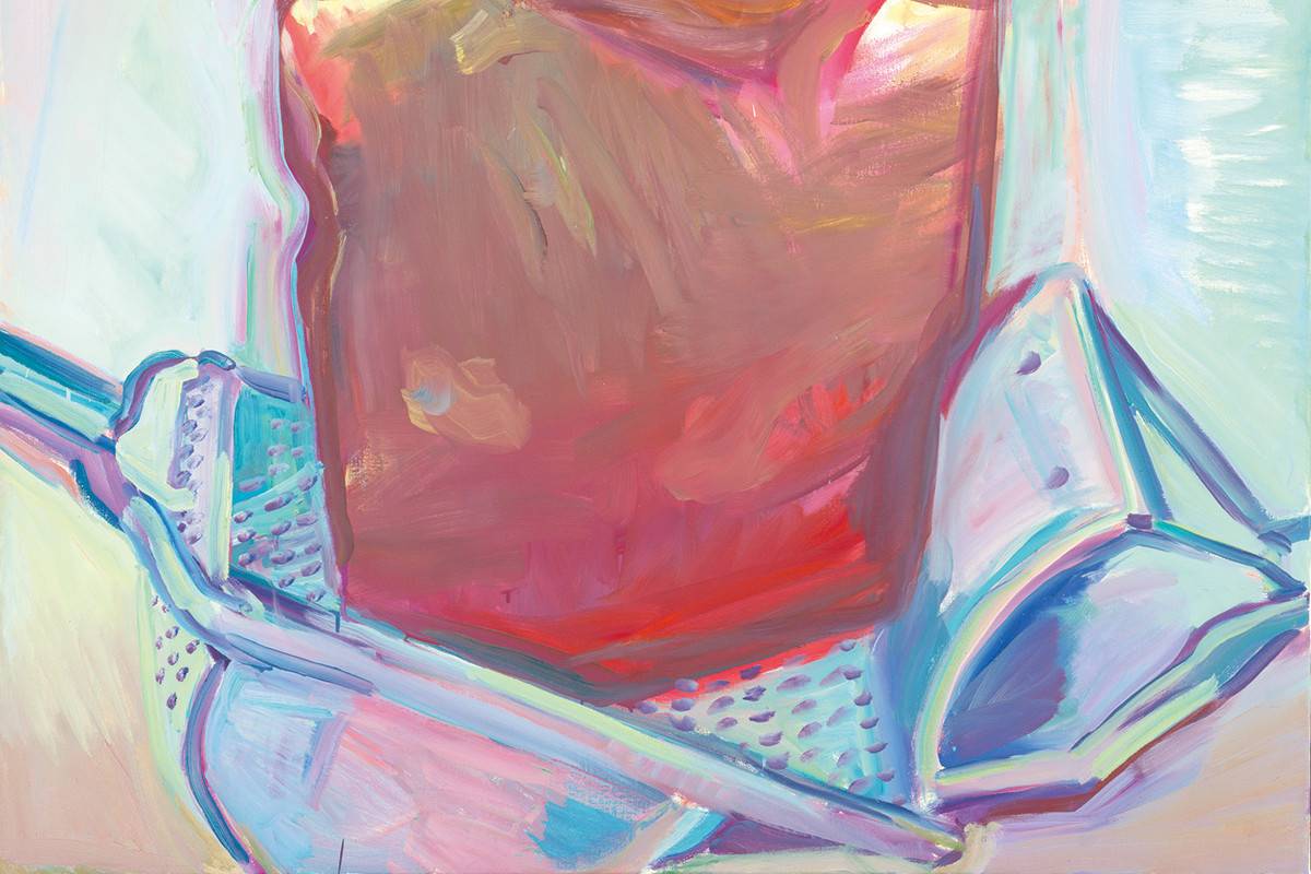 Maria Lassnig | Potato press, 1989 | The Albertina Museum, Vienna. The Batliner Collection © Maria Lassnig Foundation