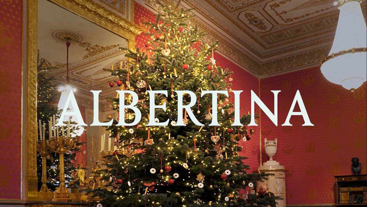 Ein Video über die Geschichte zu dem Christbaum in der Albertina