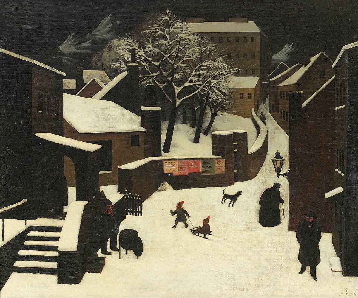 Franz Sedlacek: Winterlandschaft, 1930